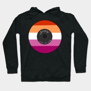 LGBT Lesbian vynil - VIOLET Hoodie